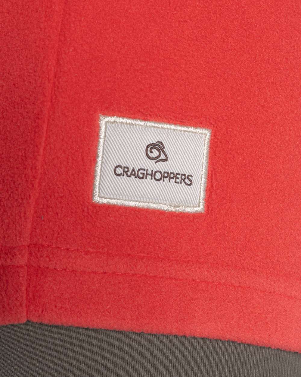 Compote Red coloured Craghoppers Womens Miska Crew Neck Pullover on white background 