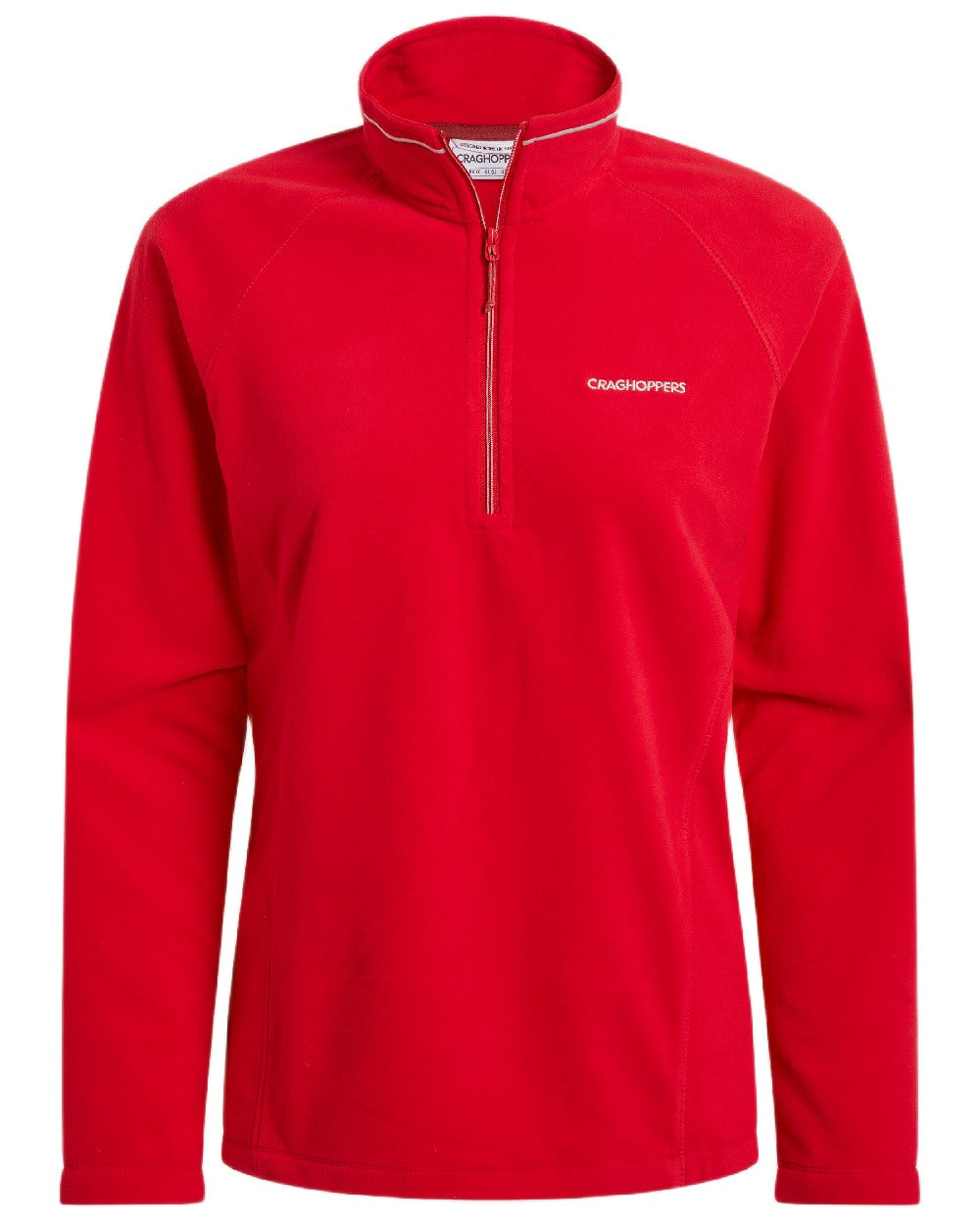 Amarylis Coloured Craghoppers Womens Miska Half-Zip Fleece on white background 