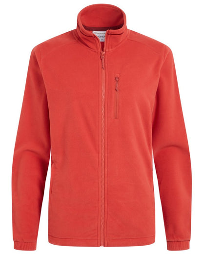 Compote Red Coloured Craghoppers Womens Miska Plus II Jacket on white background 
