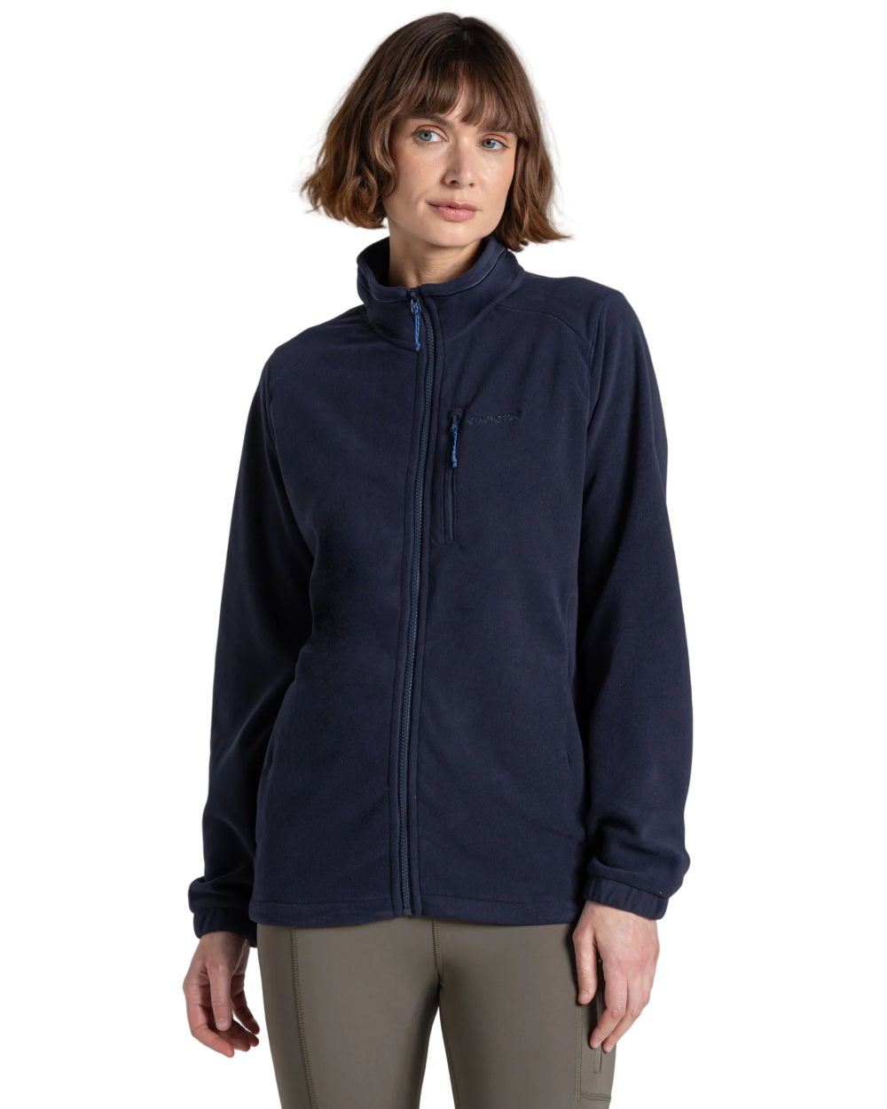 Dark Sapphire Coloured Craghoppers Womens Miska Plus II Jacket on white background 