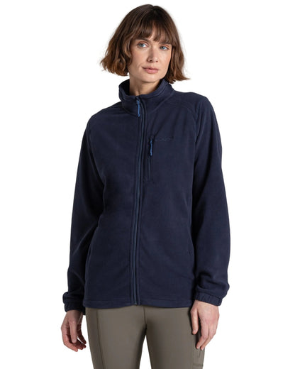 Dark Sapphire Coloured Craghoppers Womens Miska Plus II Jacket on white background 