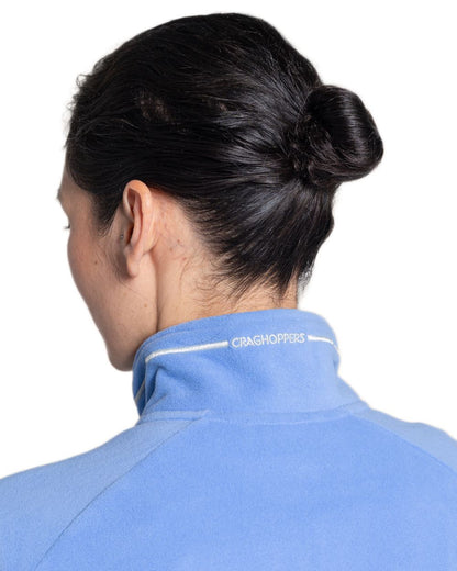 Vinca Blue Coloured Craghoppers Womens Miska Plus II Jacket on white background 