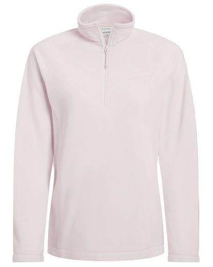 Sugared Almond coloured Craghoppers Womens Miska VI Half-Zip Fleece on white background 