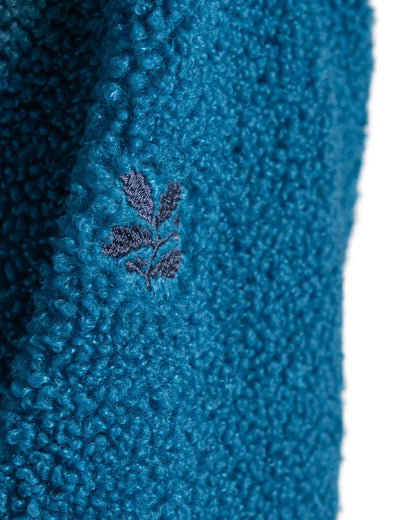 Porcelain Blue coloured Craghoppers Womens National Trust Avens Full Zip Fleece Jacket on white background 