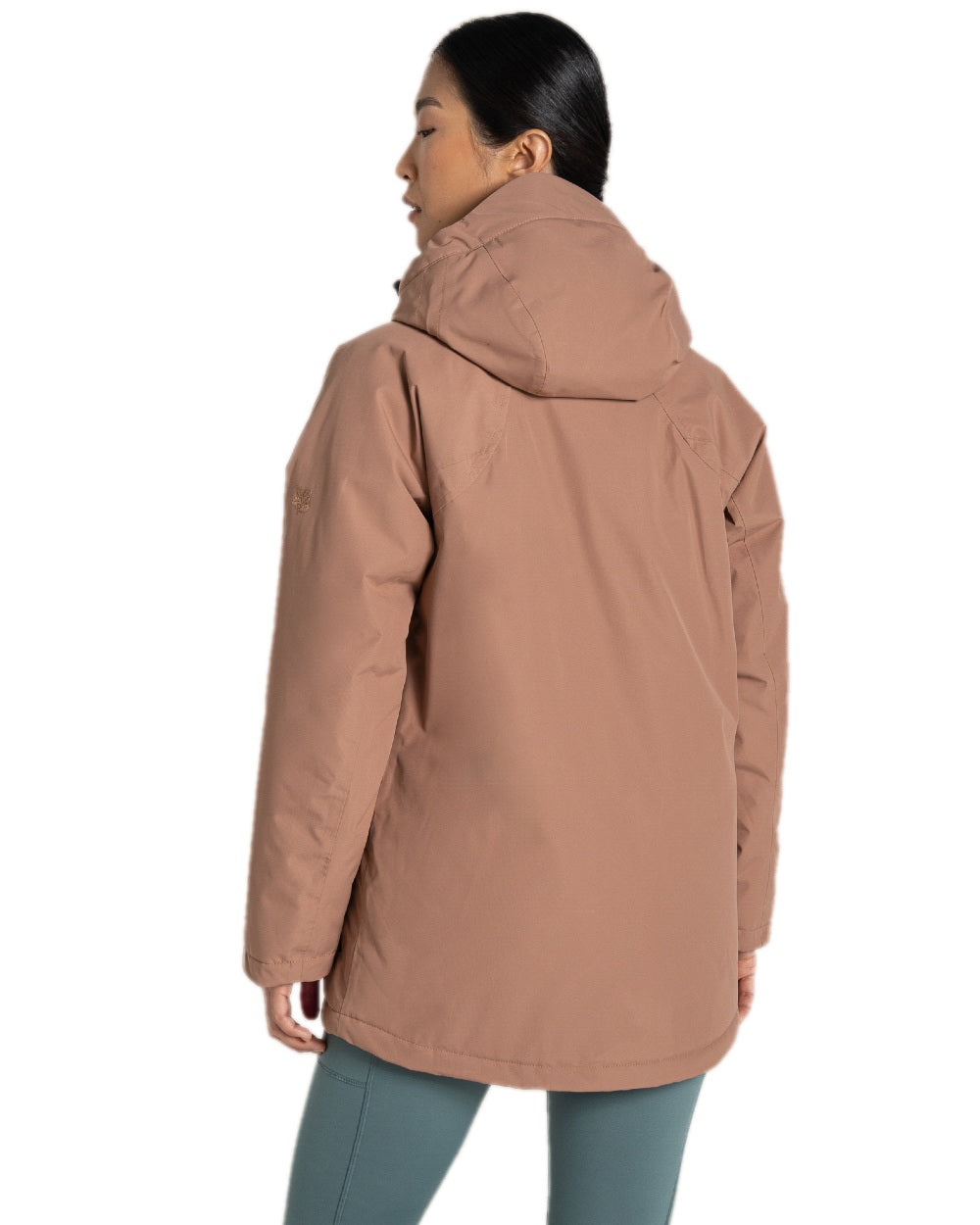 Umber Coloured Craghoppers Womens National Trust Bayberry Insulating Jacket on white background 