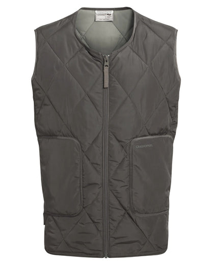 Nori Green coloured Craghoppers Womens National Trust Borage Vest on white background 