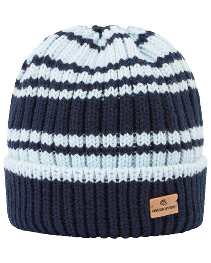 Blue Navy coloured Craghoppers Womens National Trust Canina Hat on white background 