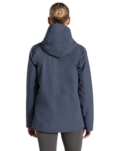 Anthracite coloured Craghoppers Womens National Trust Cinquefoil Jacket on white background 