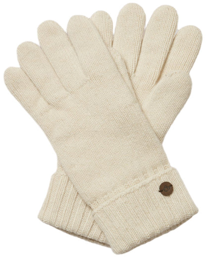 Calico Coloured Craghoppers Womens National Trust Guelder Gloves on white background 