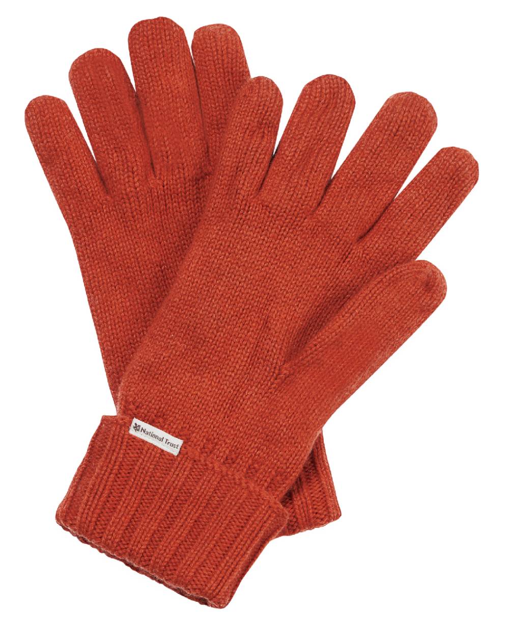 Spice Coloured Craghoppers Womens National Trust Guelder Gloves on white background 
