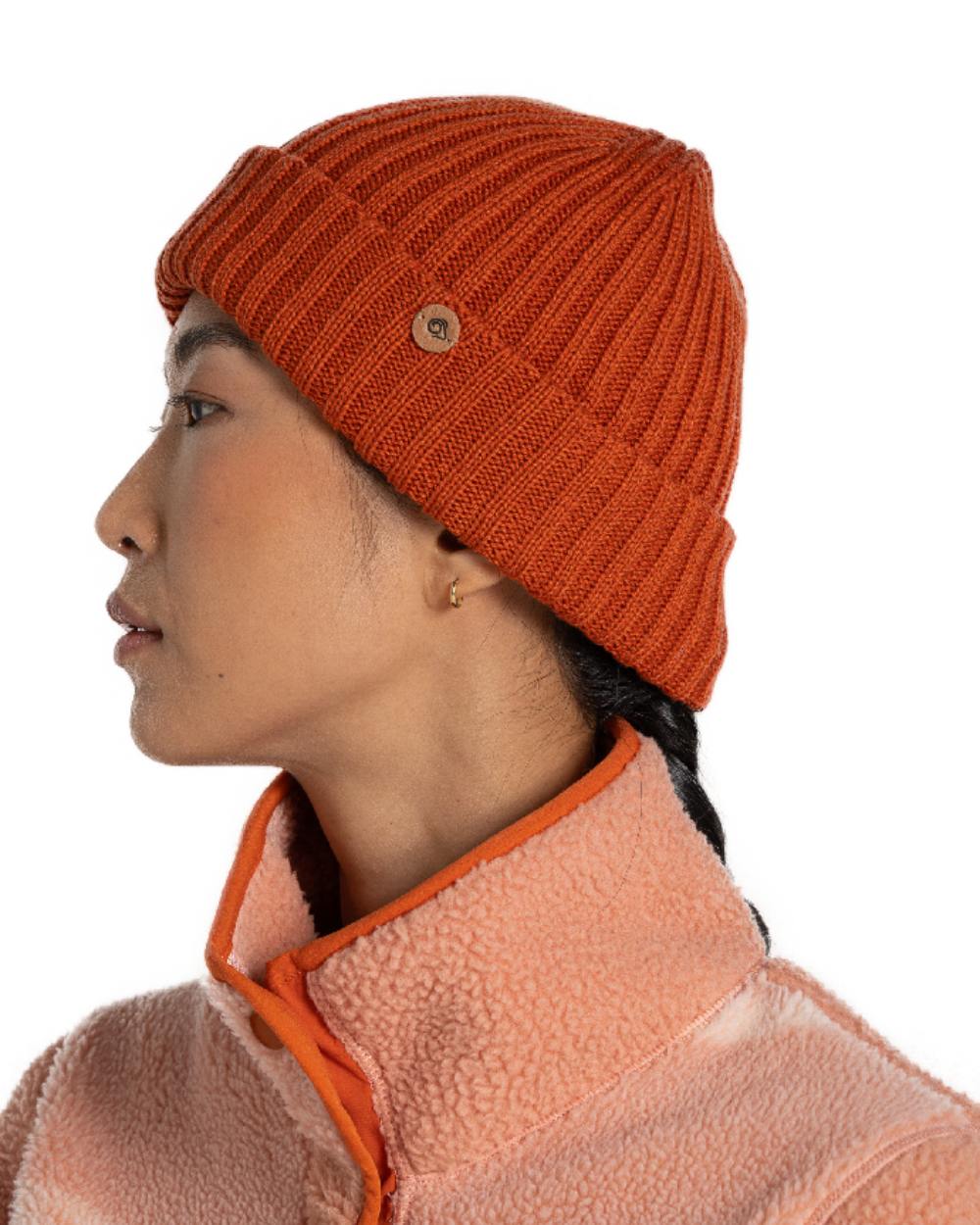 Spice Coloured Craghoppers Womens National Trust Guelder Hat on white background 