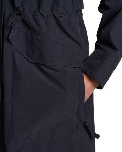 Dark Sapphire coloured Craghoppers Womens National Trust Saxifrage Jacket on white background 