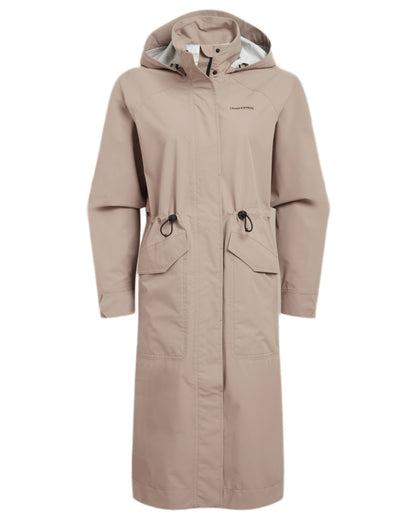 Fawn coloured Craghoppers Womens National Trust Saxifrage Jacket on white background 