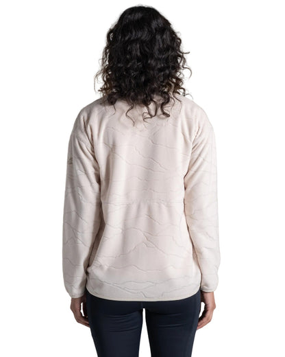 Ecru coloured Craghoppers Womens National Trust Wheatear Jacket on white background 