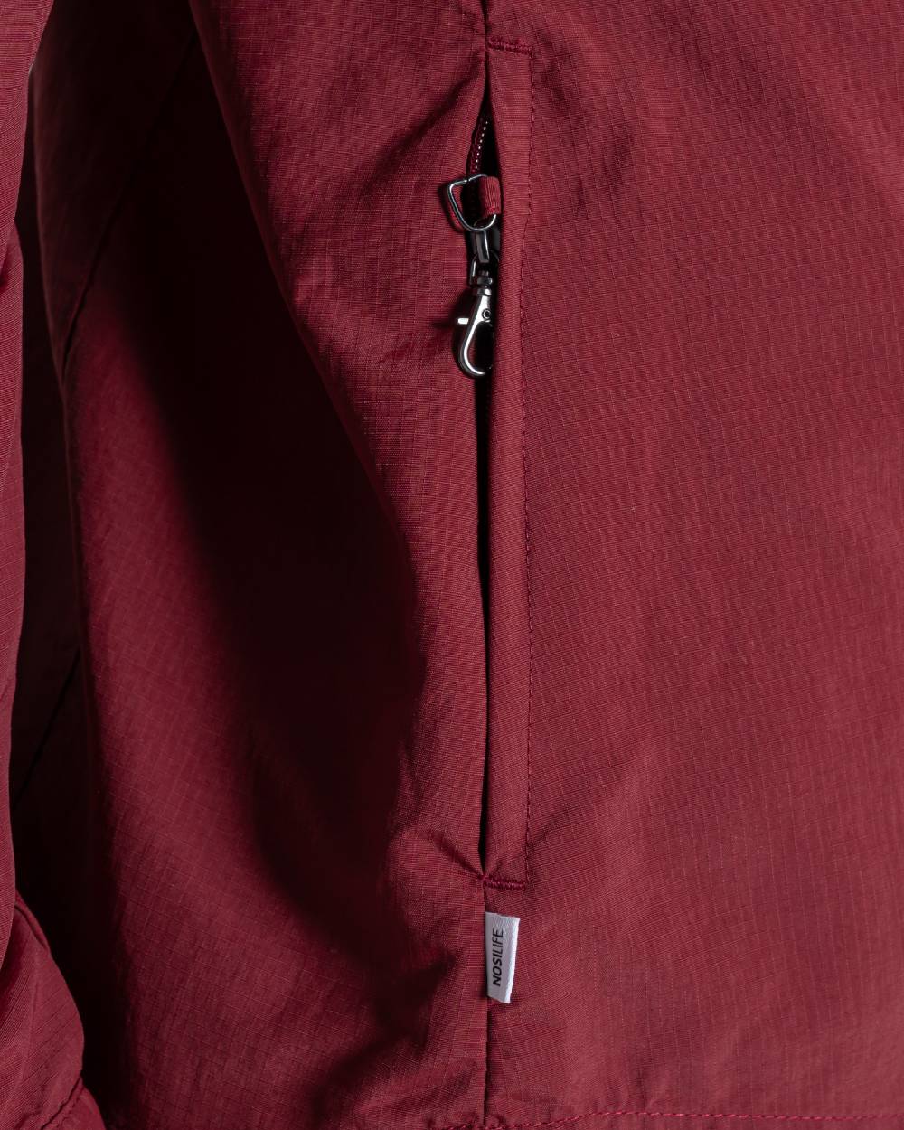 Riad Red coloured Craghoppers Womens NosiLife Adventure Long Sleeved Shirt III on white background 