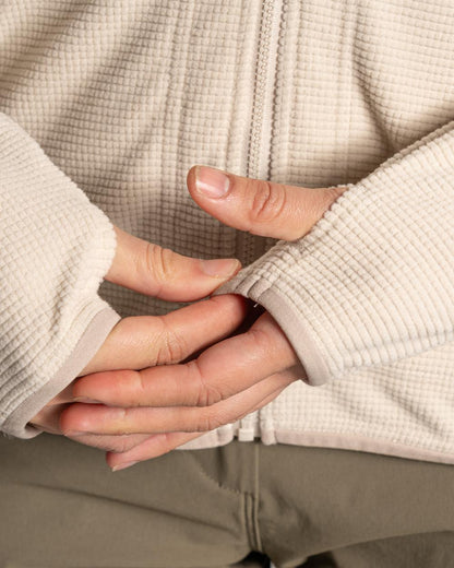 Oyster coloured Craghoppers Womens NosiLife Anya II Jacket on white background 