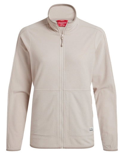 Oyster coloured Craghoppers Womens NosiLife Anya II Jacket on white background 