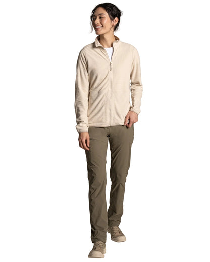 Oyster coloured Craghoppers Womens NosiLife Anya II Jacket on white background 