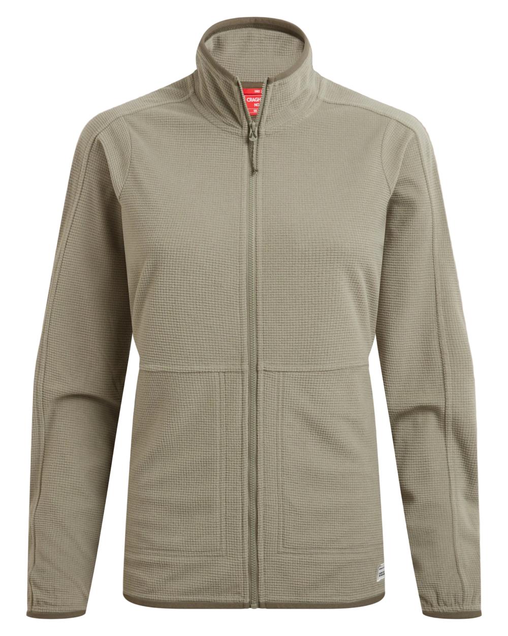 Vert coloured Craghoppers Womens NosiLife Anya II Jacket on white background 