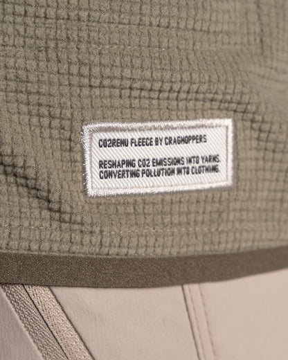 Vert coloured Craghoppers Womens NosiLife Anya II Jacket on white background 