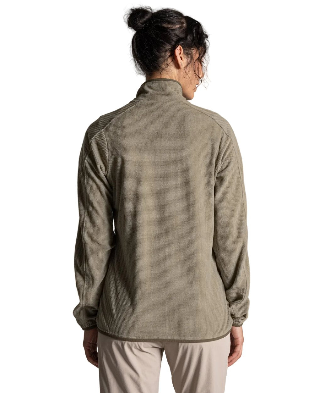 Vert coloured Craghoppers Womens NosiLife Anya II Jacket on white background 