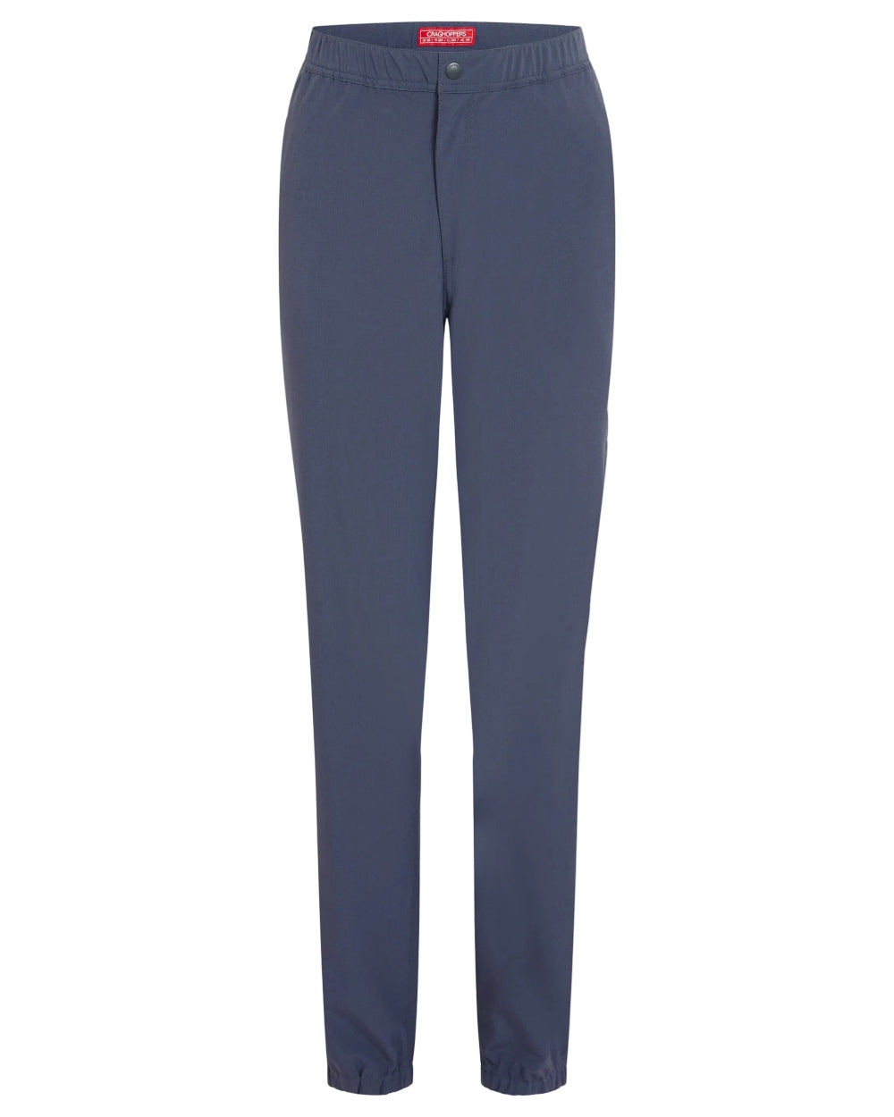 Anthracite coloured Craghoppers Womens NosiLife Lola Trousers on white background 