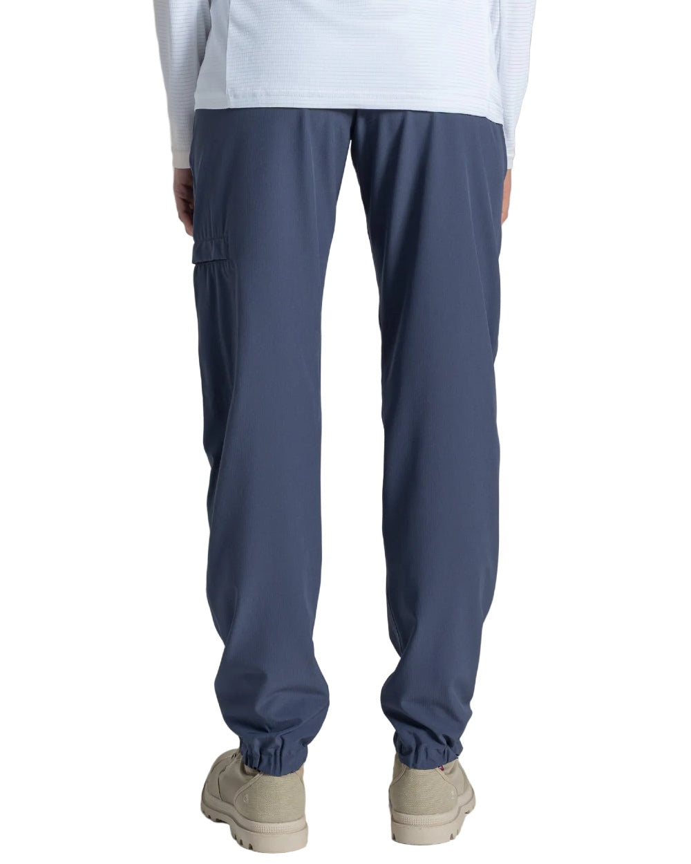 Anthracite coloured Craghoppers Womens NosiLife Lola Trousers on white background 