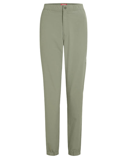 Vert coloured Craghoppers Womens NosiLife Lola Trousers on white background 