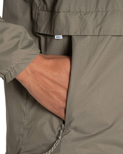 Wild Olive Vert coloured Craghoppers Womens NosiLife Rosa Reversible Jacket on white background 
