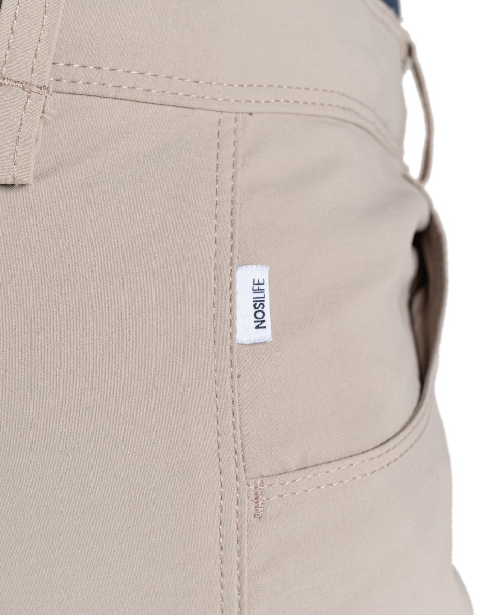 Soft Mushroom coloured Craghoppers Womens Nosilife Milla Golf Trousers on white background 