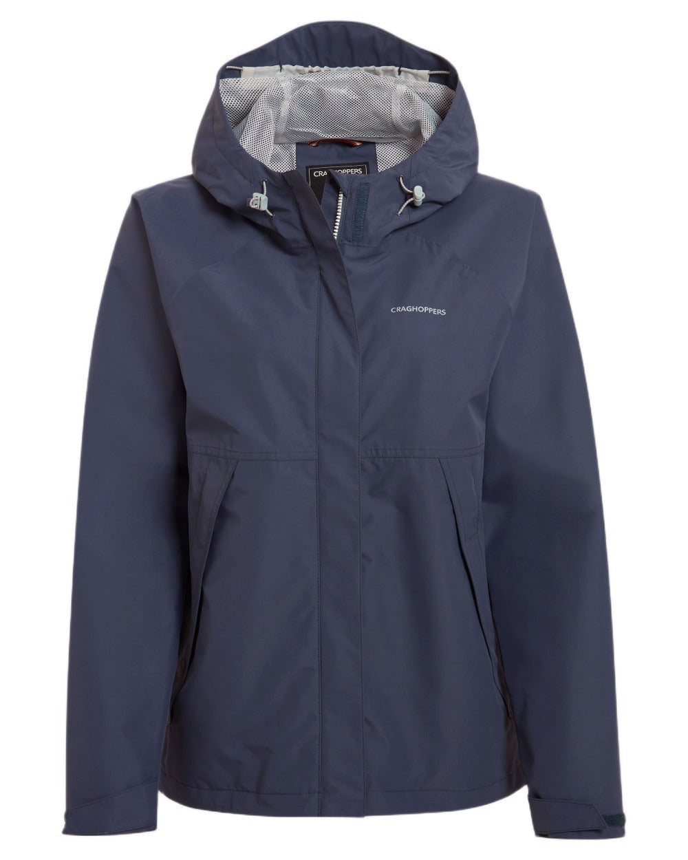 Anthracite coloured Craghoppers Womens Ossus Waterproof Jacket on white background 