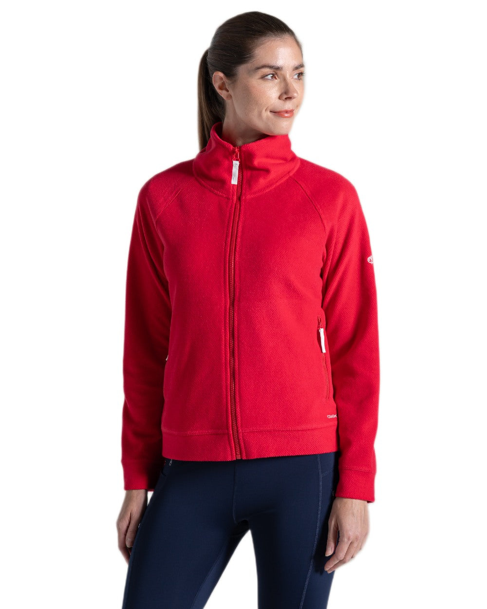 Amarylis coloured Craghoppers Womens Raja Jacket on white background 