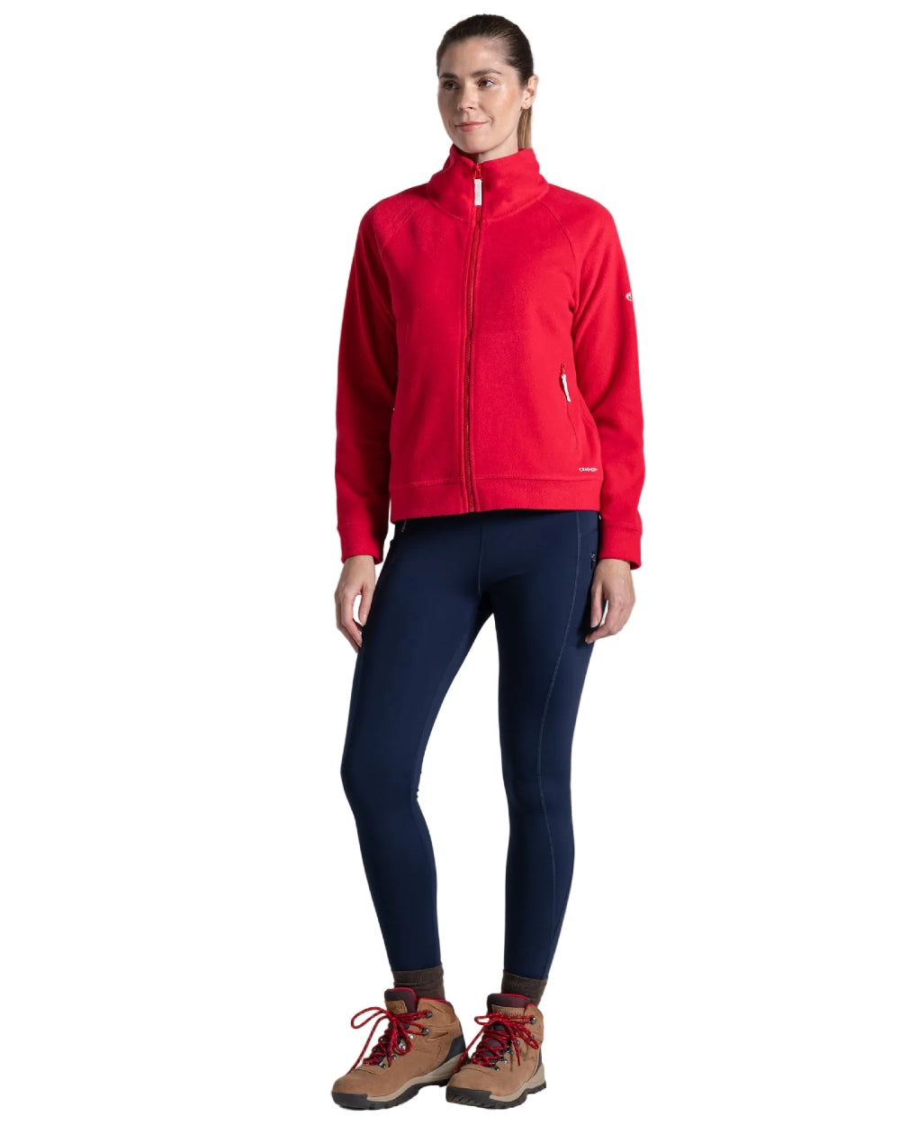 Amarylis coloured Craghoppers Womens Raja Jacket on white background 