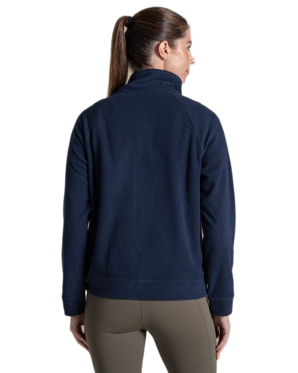 Blue Navy coloured Craghoppers Womens Raja Jacket on white background 