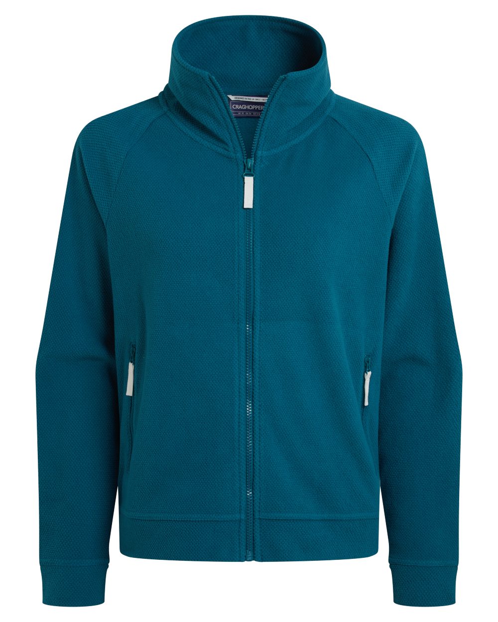 Porcelain Blue coloured Craghoppers Womens Raja Jacket on white background 
