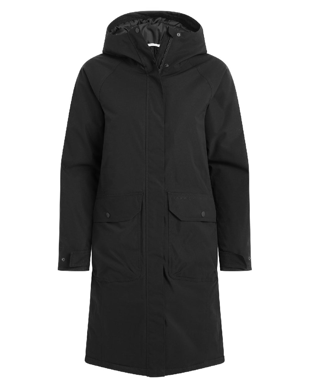 Black Coloured Craghoppers Womens Rosalind II Jacket on white background 