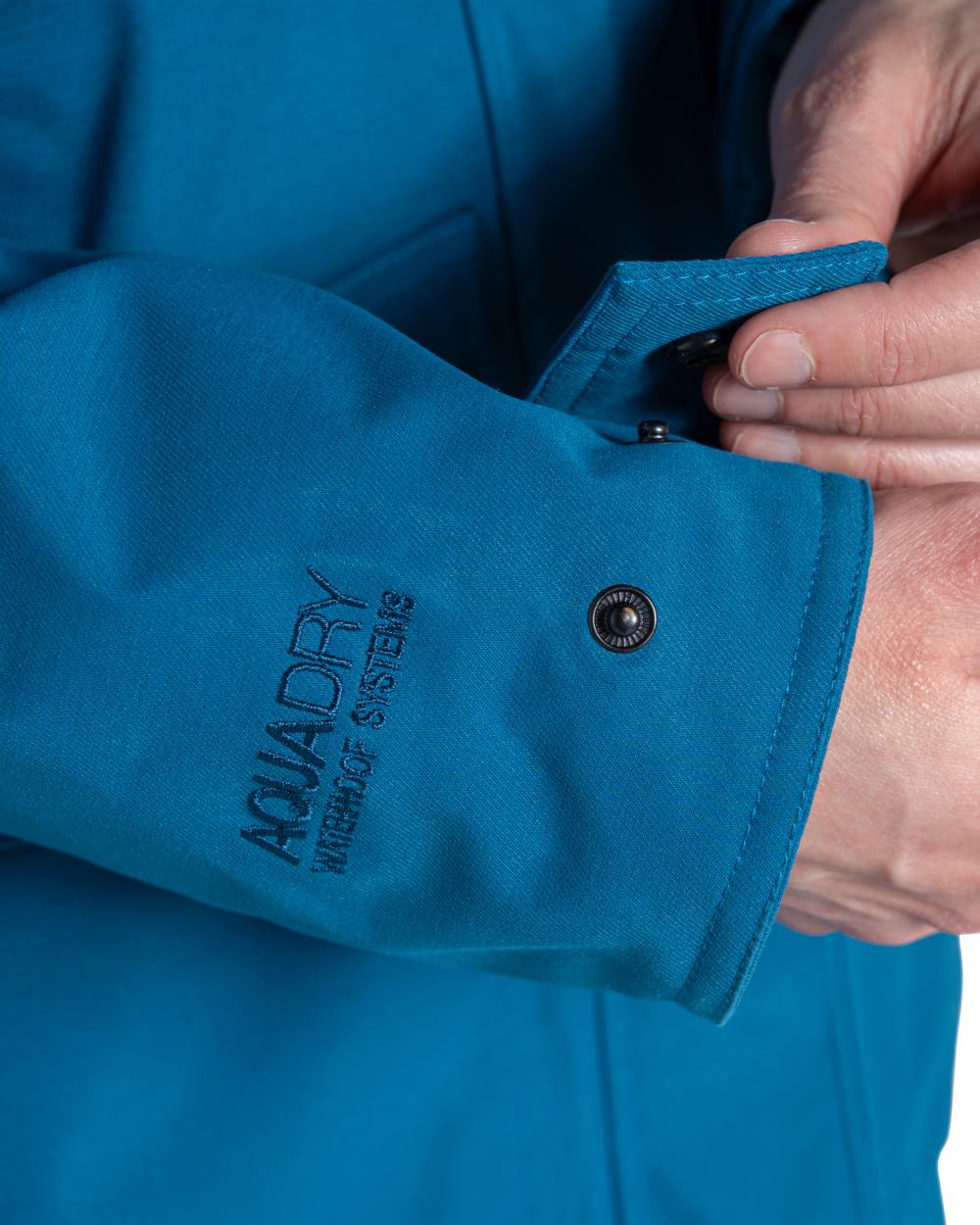 Porcelain Blue coloured Craghoppers Womens Rosalind II Jacket on white background 