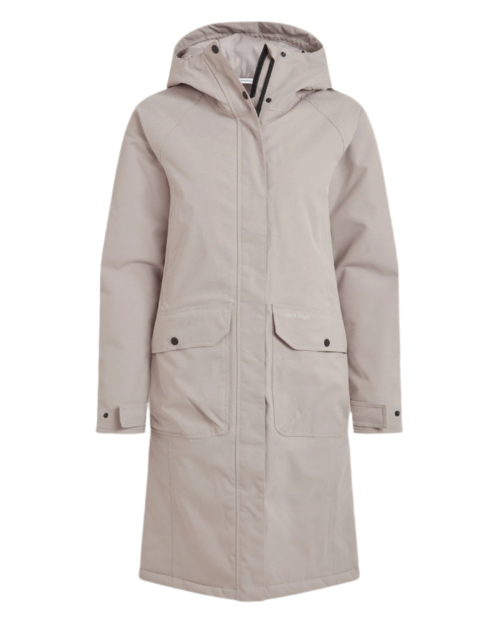 Soft Mushroom Coloured Craghoppers Womens Rosalind II Jacket on white background 