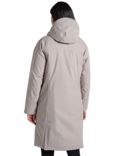 Soft Mushroom Coloured Craghoppers Womens Rosalind II Jacket on white background 