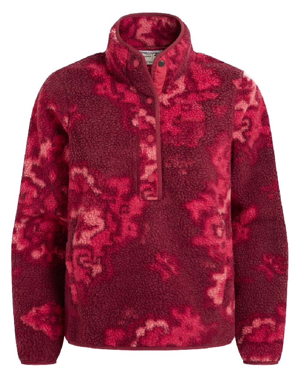 Amarylis Print Coloured Craghoppers Womens Rosemary Overhead Top on white background 