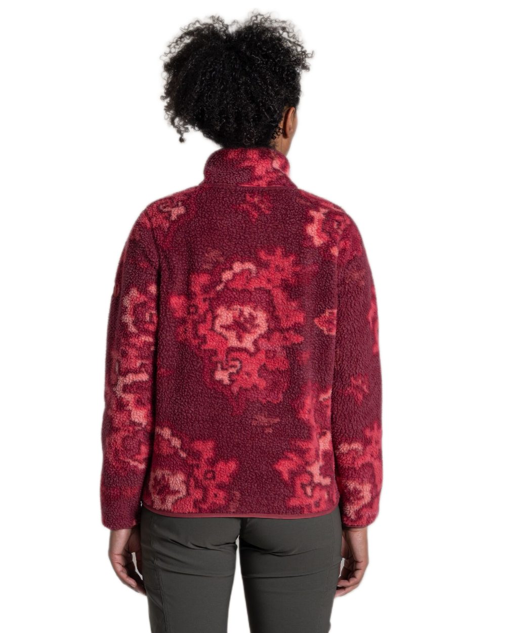 Amarylis Print Coloured Craghoppers Womens Rosemary Overhead Top on white background 