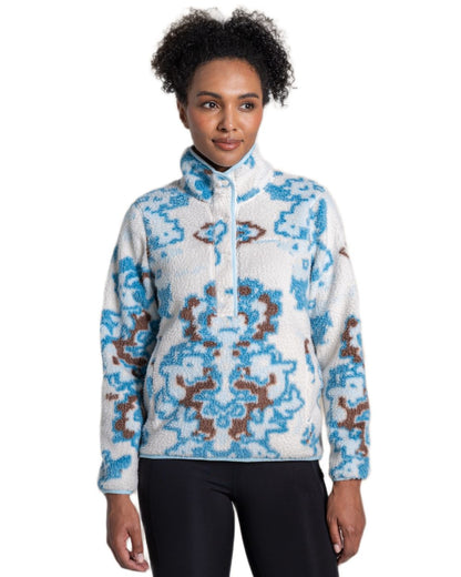 Horizon Print Coloured Craghoppers Womens Rosemary Overhead Top on white background 