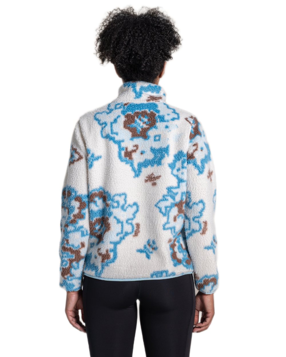 Horizon Print Coloured Craghoppers Womens Rosemary Overhead Top on white background 