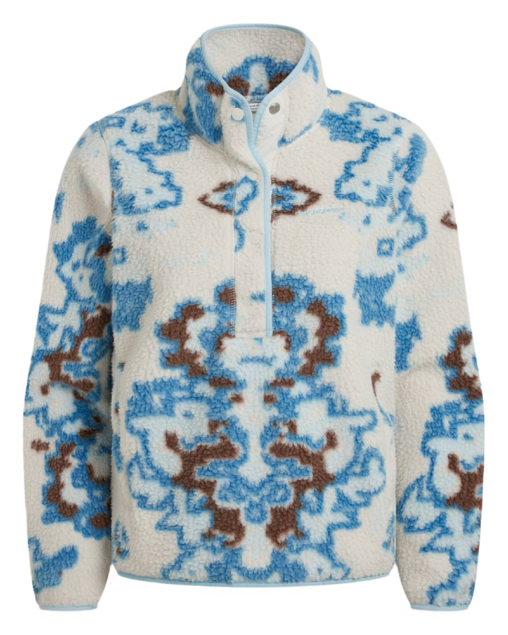Horizon Print Coloured Craghoppers Womens Rosemary Overhead Top on white background 