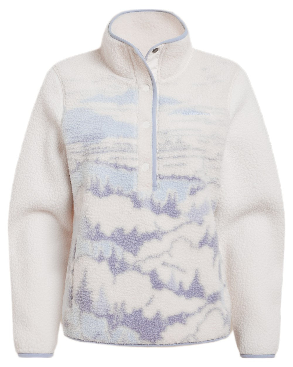 Mist Blue Coloured Craghoppers Womens Rosemary Overhead Top on white background 