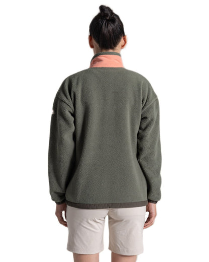 Dark Sage coloured Craghoppers Womens Sanaa Jacket on white background 