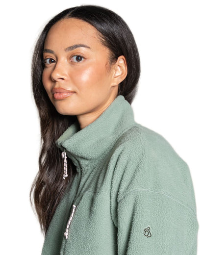 Glacial Green coloured Craghoppers Womens Sanaa Jacket on white background 