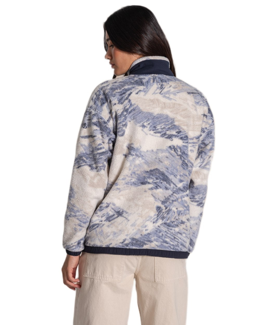 Mist Blue coloured Craghoppers Womens Sanaa Jacket on white background 