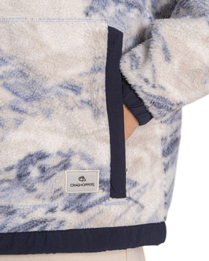 Mist Blue coloured Craghoppers Womens Sanaa Jacket on white background 
