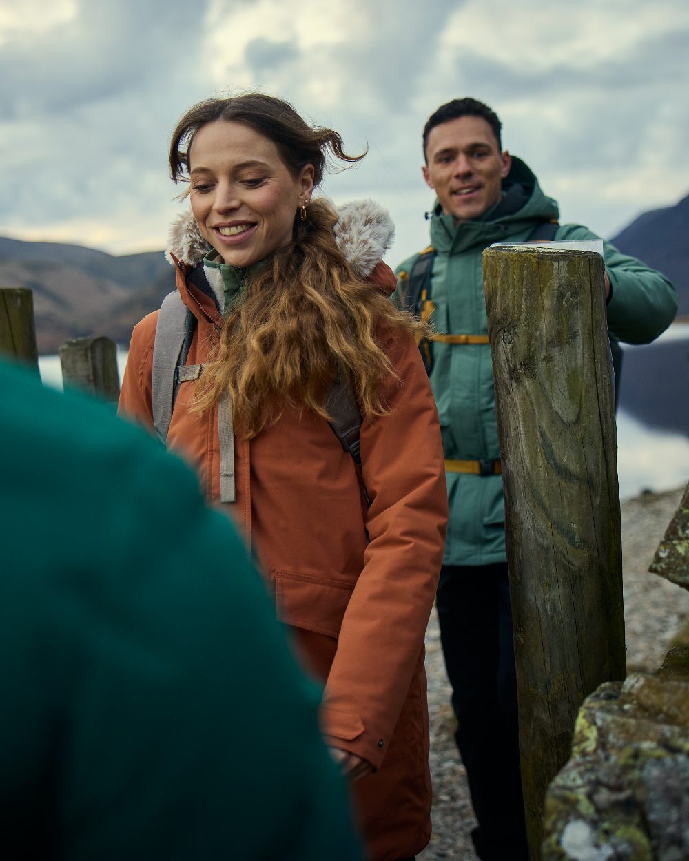 Tawny Coloured Craghoppers Womens Sofia II Jacket on outdoor background 